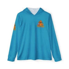 KOKO-FRESH Power Smoothies Hoodie | Athletic Warmup Top (Turquois) 