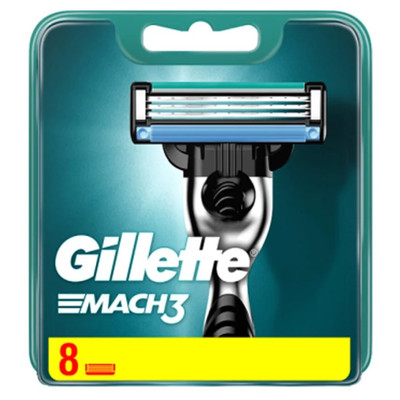 7702018263783 Gillette Mach3 wymienne ostrza do maszynki do golenia 8szt. (P1) 