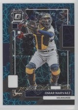 2022 Panini Donruss Optic Teal Velocity Prizm 16/35 Omar Narvaez #124 14xw