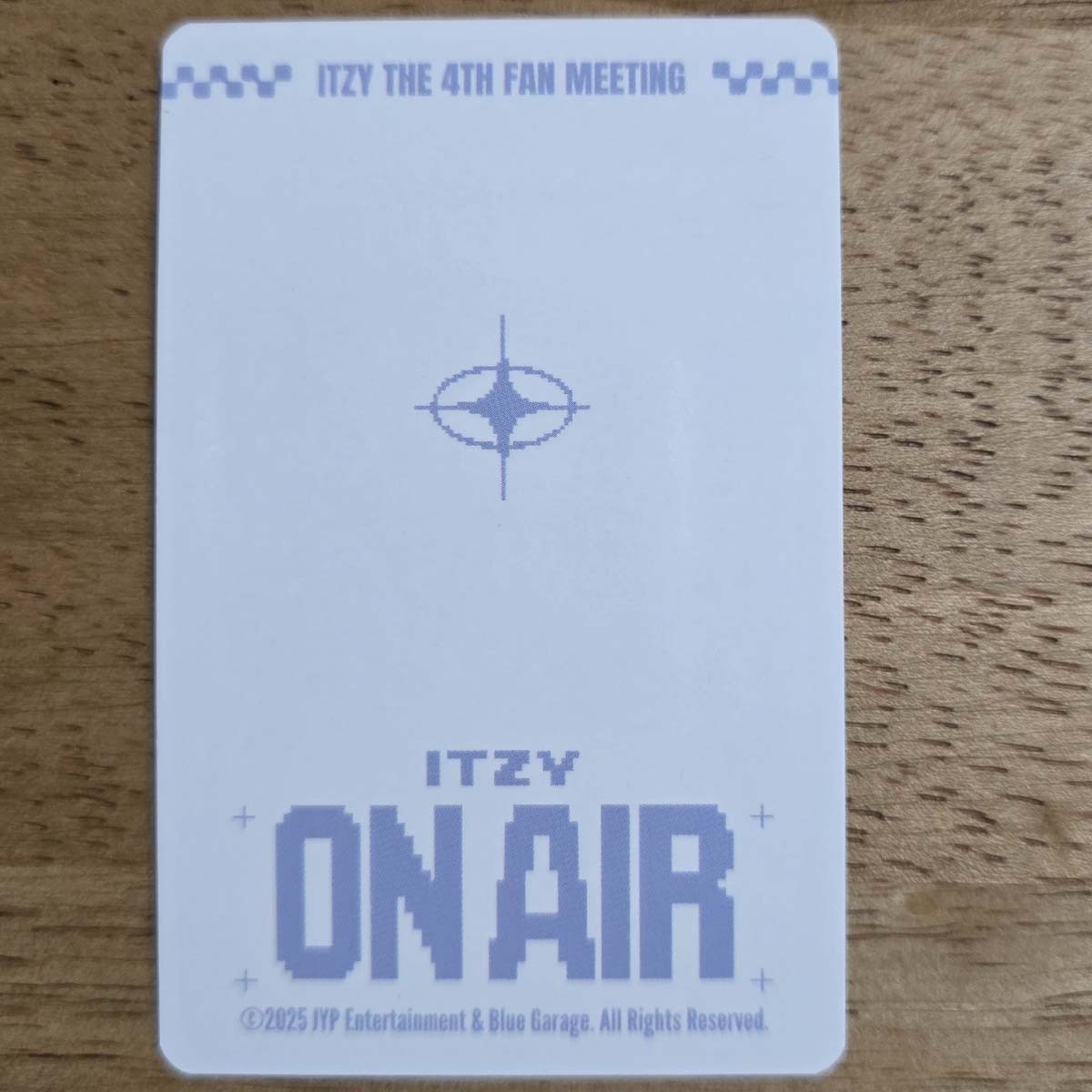 Lia Yuna Unit Official Photocard Itzy On Air Pop Up Trading Card