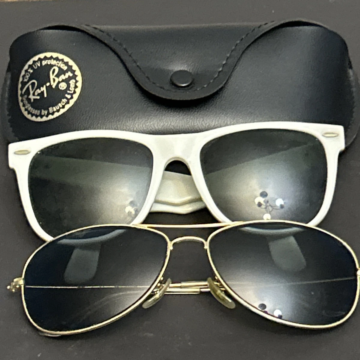 Ray-Ban White Aviator Sunglasses for Men for sale | eBay