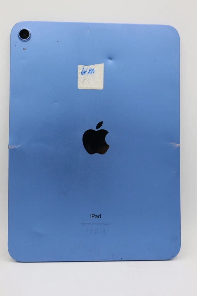 Apple iPad 10. Gen 64GB Wi-Fi Blau Displayschaden / DEFEKT #5849 - Bild 2 von 4