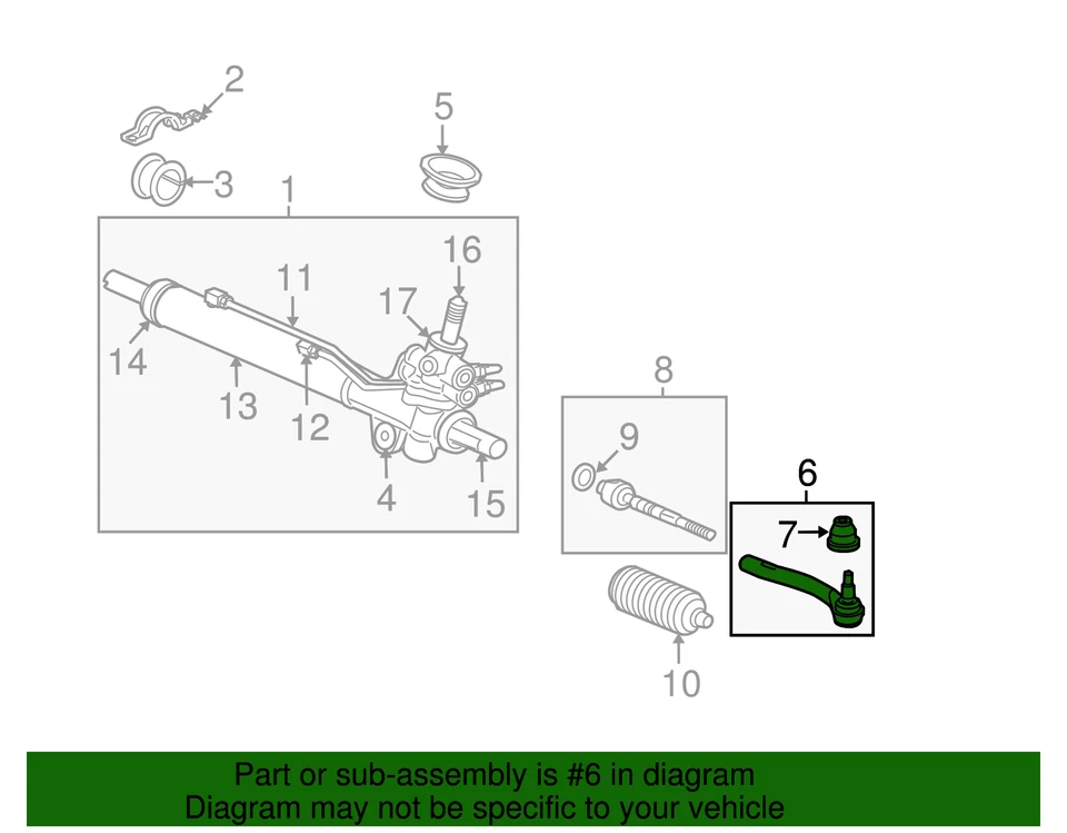 Vara de amarração externa genuína Honda 53540-STX-A02 - Imagem 3 de 3