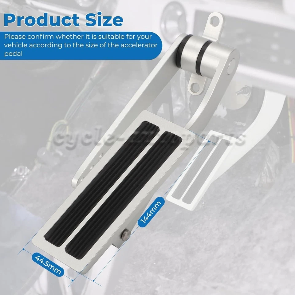 Universal Aluminum Gas/Throttle Pedal Hot Rod Car Truck 8601POL MountTo Firewall Foto 4 de 4