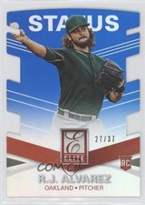 2015 Panini Elite Status Die-Cut /37 RJ Alvarez #10 a2f