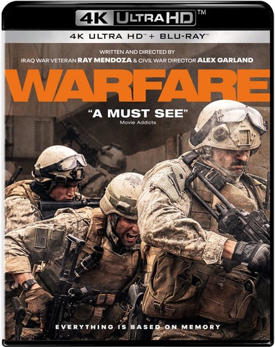 Warfare (4K Ultra HD) (+ Blu-ray) : elton, Charles, Connor, Kit, Poulter, Will, Jarvis, Coso