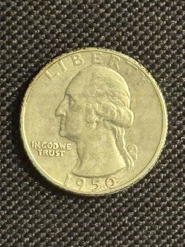 Extremely Beautiful 1950 D Washington Head SILVER Quarter!