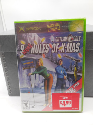 AP5 Outlaw Golf 9 Holes of X-Mas Blockbuster Exclusive Xbox 2002 Sealed