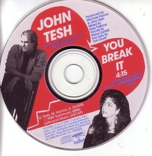 JOHN TESH You Break it  PROMO CD Single 1989 Tom Scott