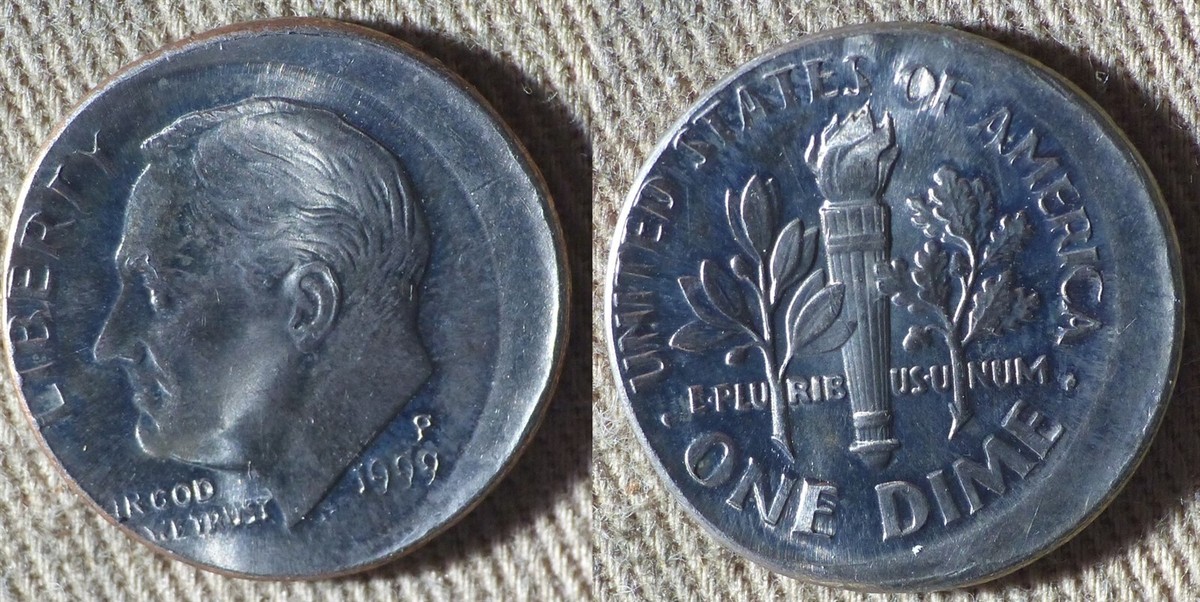 Errors : 1999P Dime Broadstruck IREC331 | eBay