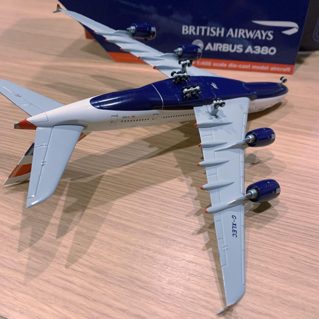 BRITISH AIRWAYS A380 1/400 中古Gemini jets British Airways A380 1/400 Model Aircraft Gemini Jets Used