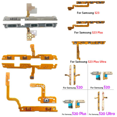 Power Volume Button Flex Cable For Samsung Galaxy S20 S21 S22 S23+Plus S24  Ultra