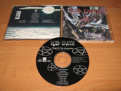 ICED EARTH - Night Of The Stormrider - ORG 1st press RARE OOP