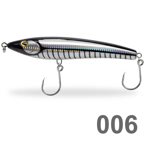 Esche da Trolling Galleggianti Matita Esche da Pesca Big Stickbait Wobblers per Spigola- - Foto 13 di 30