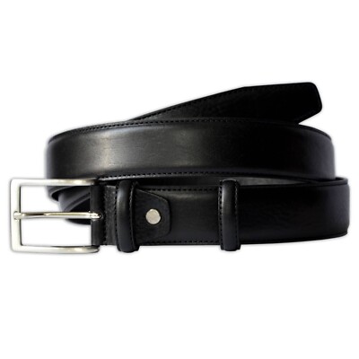PASQUALE CUTARELLI Herren Glattleder eleganter Gürtel - Made in Italy - Geschenk verpackt