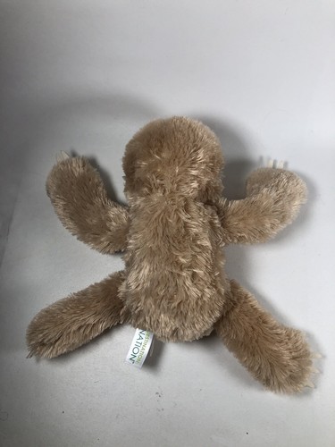 Aurora Plush Sloth Destination Nation Beige Brown 8” 2017 Stuffed Animal Toy - Picture 3 of 11