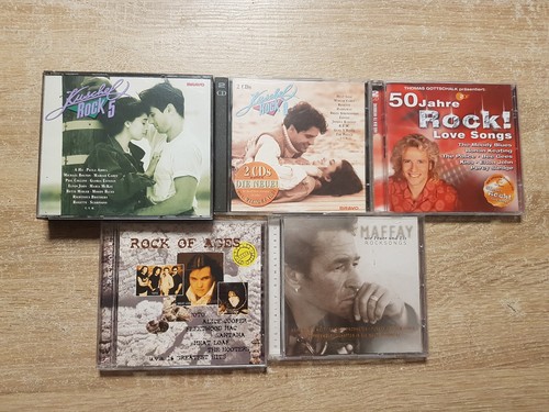 5 CDs Paket verschiedene Interpreten und Songs Rock Kuschelrock