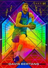 Davis Bertans 2021-22 Recon Basketball Holo Refractor Thick Card #175 Mavericks