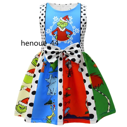 minnie stitch Cartoon Bowknot Dress Skirt Princess Party Birthday Fancy girl - Picture 64 of 69
