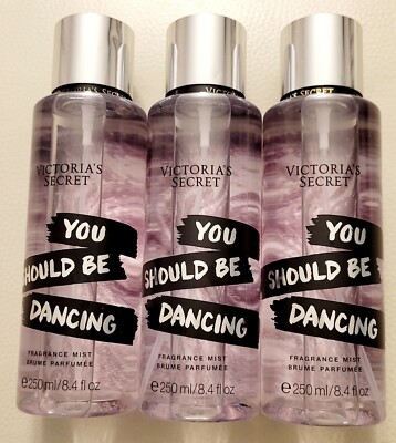 3X VICTORIA'S SECRET YOU SHOULD BE DANCING FRAGRANCE  BODY MIST SIZE 8.4 OZ NEW