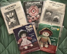 5 Misc Sewing Craft Kits Includes All Items To Complete Each Kit NOS