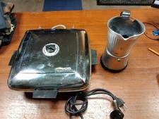 DESIGN VINTAGE BISTECCHIERA E CAFFETTIERA ELETTRICA GIRMI ANNI 60  Girmi CF10