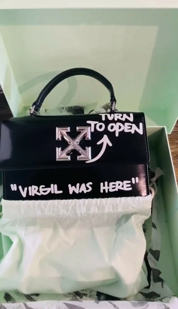 OFF-WHITE 1.0 Jitney Bag NOT FOR SALE Black/White