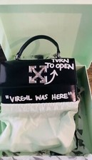 Off White Virgil Abloh Handbag Virgil Was Here Jitney 1.4 Black Sold Out 