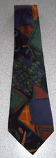 Pierre Cardin 100 Silk Tie Made in USA Vintage Abstract SHARP 