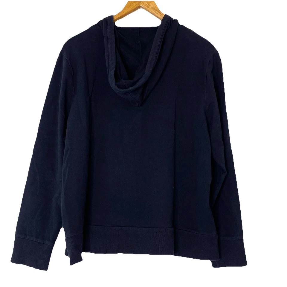 Venezia Sport пуловер с капюшоном Топ V шеи толстовка с капюшоном женщин размер 14/16 черный - Изображение 2 из 4