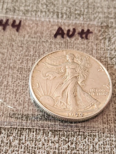 1944 Walking Liberty Silver Half Dollar AU++
