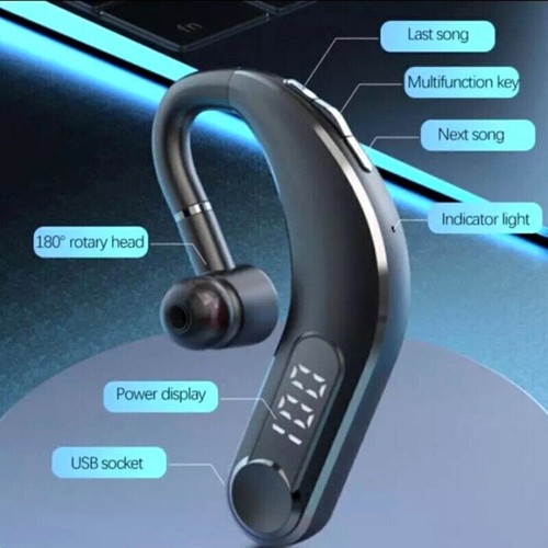 Earbuds Wireless Stereo Handsfree Headset Earphone for Bluetooth Cell Phone - Picture 3 of 10