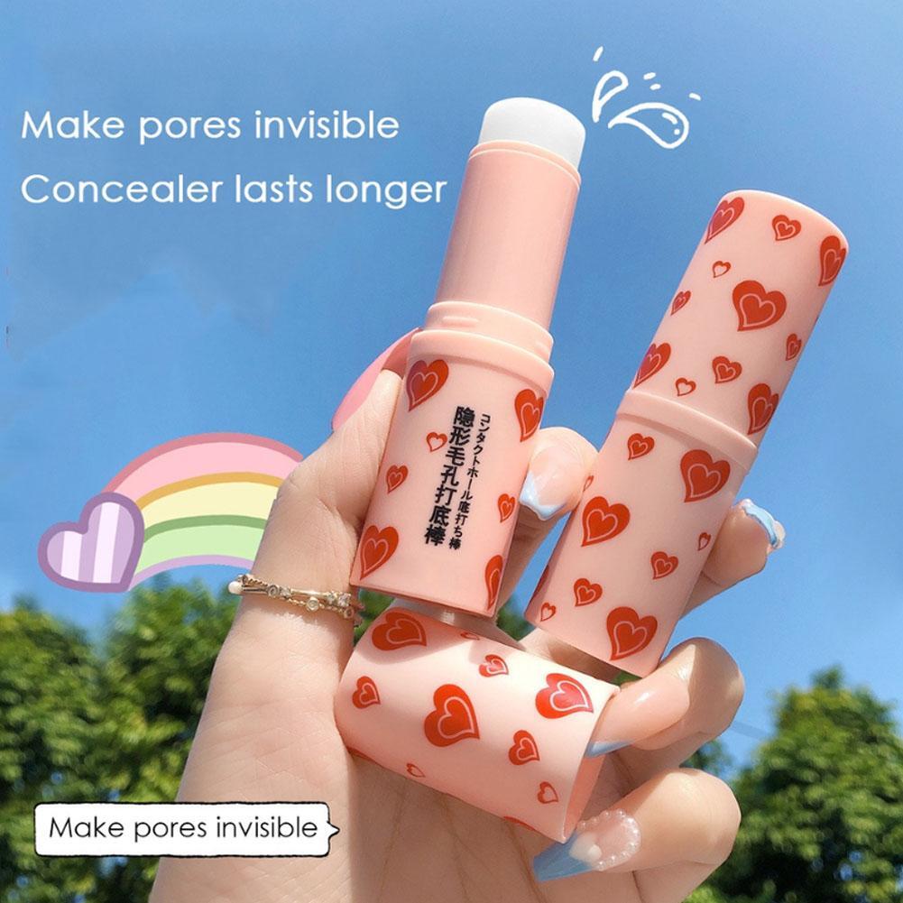 Magical Pore Eraser Waterproof Face Primer Stick,Blur Stick Primer for Face 2x