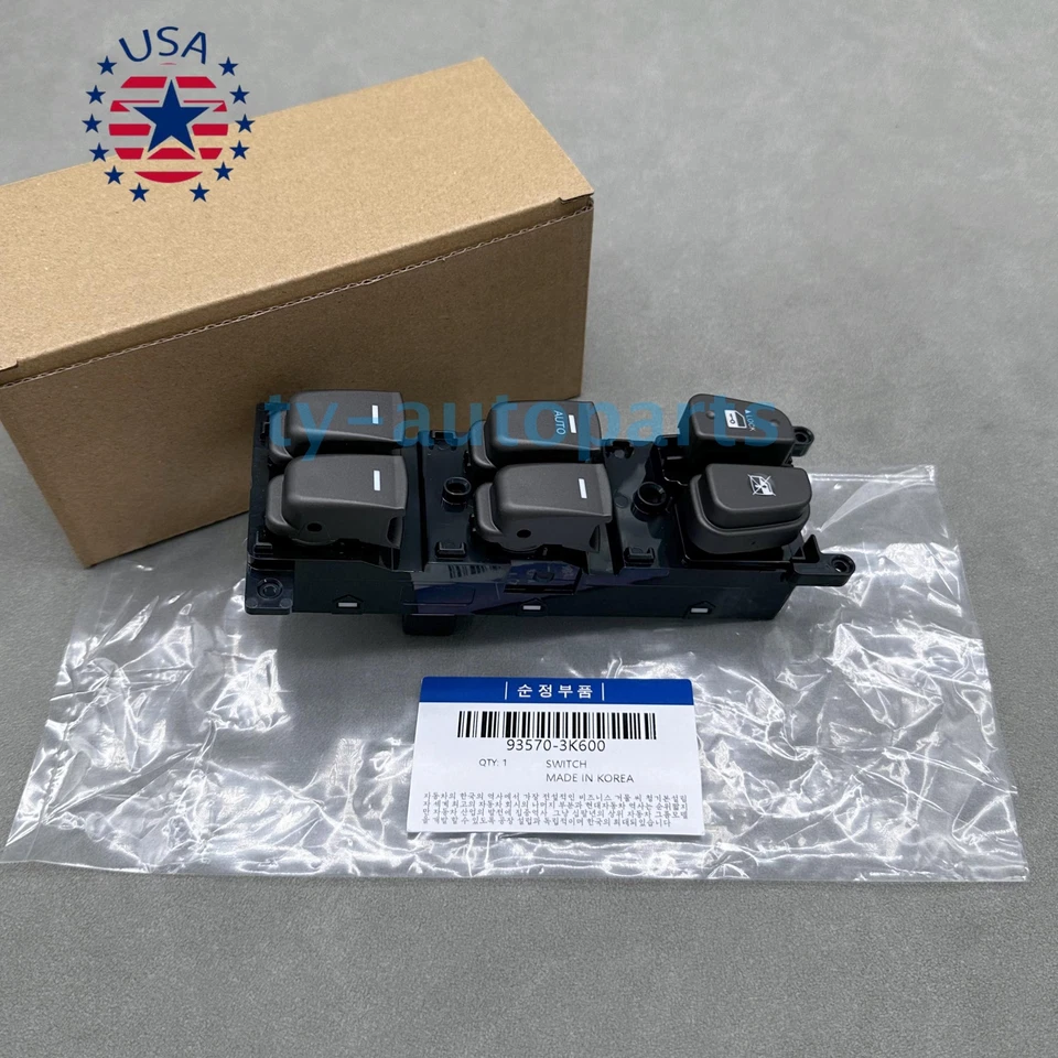 New For 2009-2010 HYUNDAI SONATA POWER WINDOW MASTER CONTROL SWITCH DRIVER SIDE Foto 2 de 4