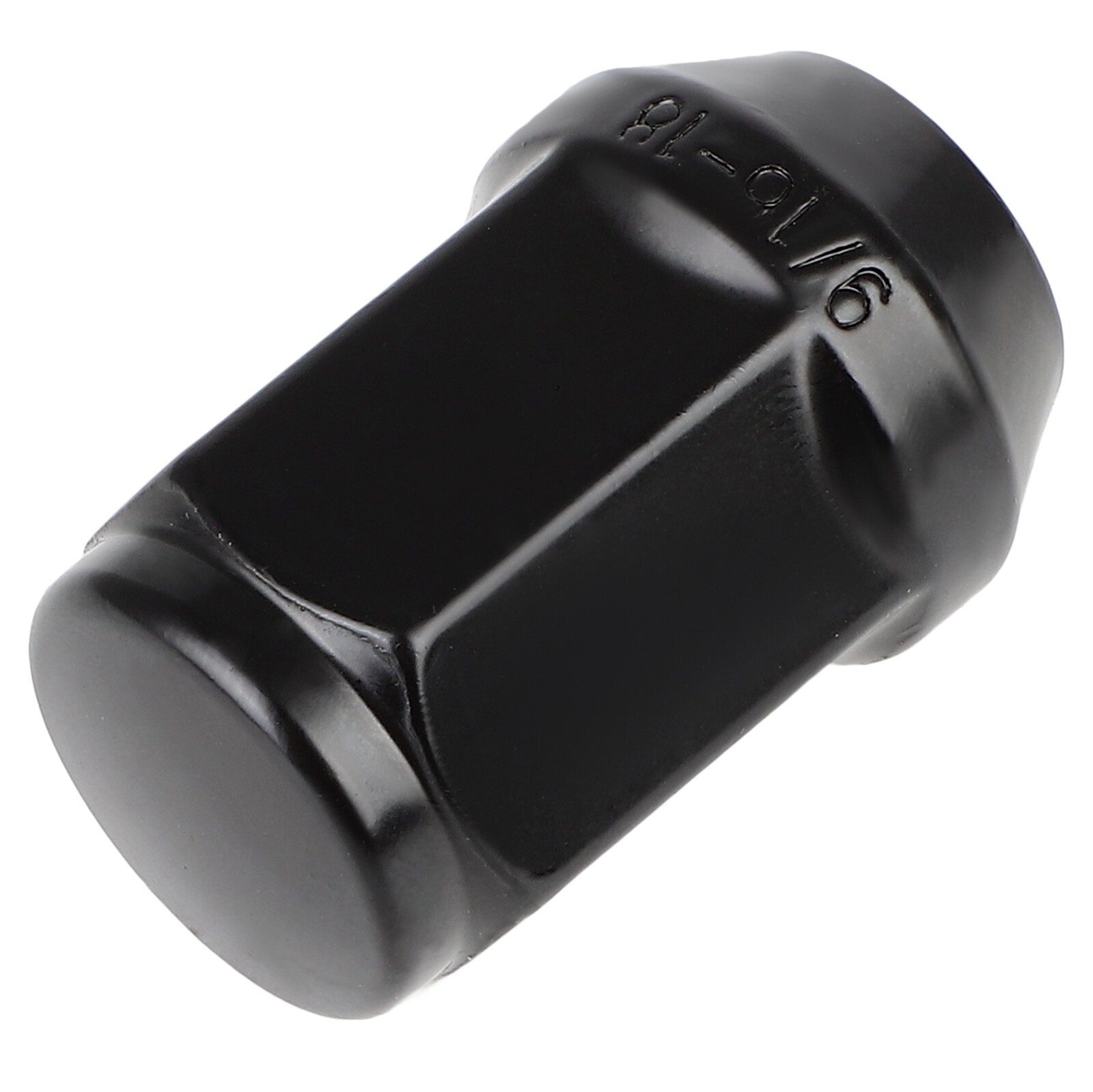 20 Lug Nuts Bulge Acorn 9/16"18 Black Wheel Nut Set Fits Dodge Ram