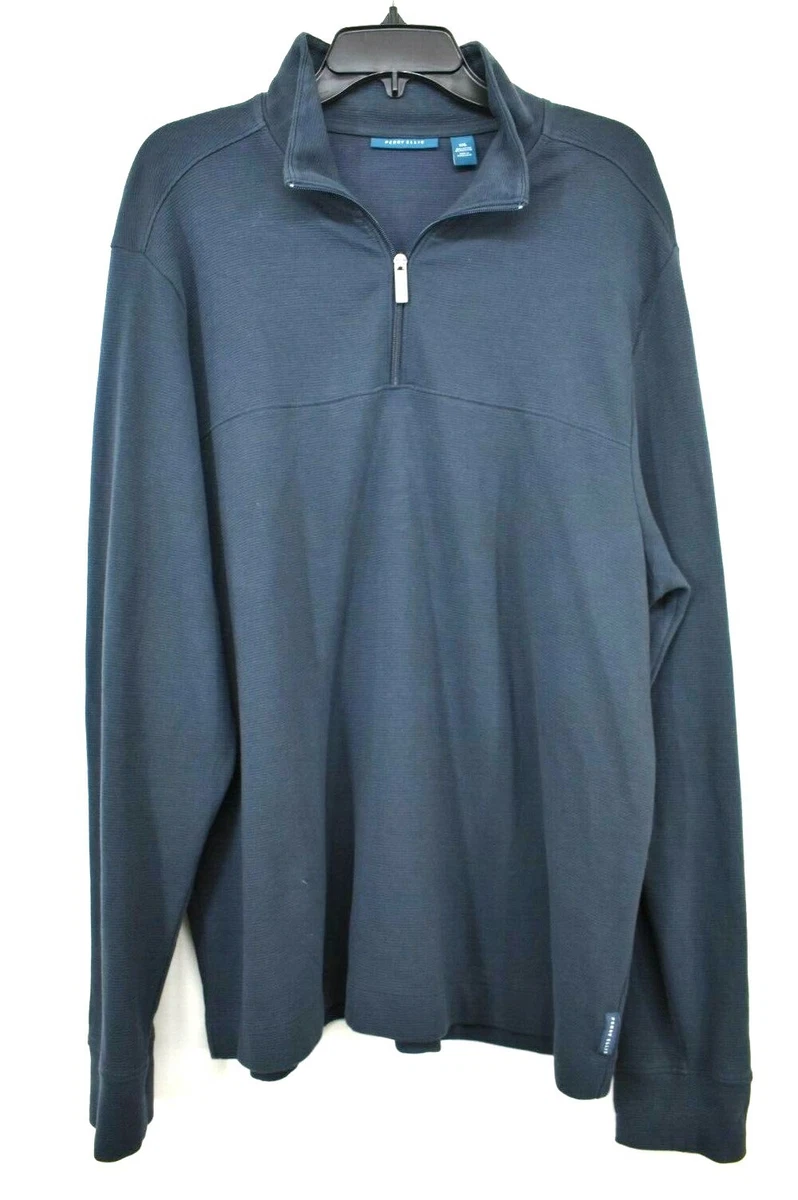 Perry ellis quarter 2025 zip sweater