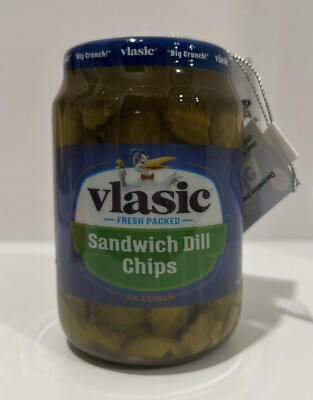 Vlasic Dill Pickle Chips Christmas Ornament - NEW