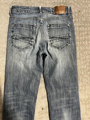 LEE L342 Jeans Straight Fit Blue Modern Series Stretch Denim Size