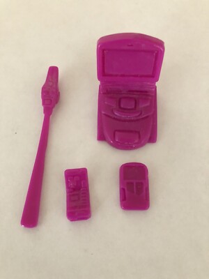 Playmates Star Trek Action Figure Accessories (4) Vintage w/ Phaser Instructions