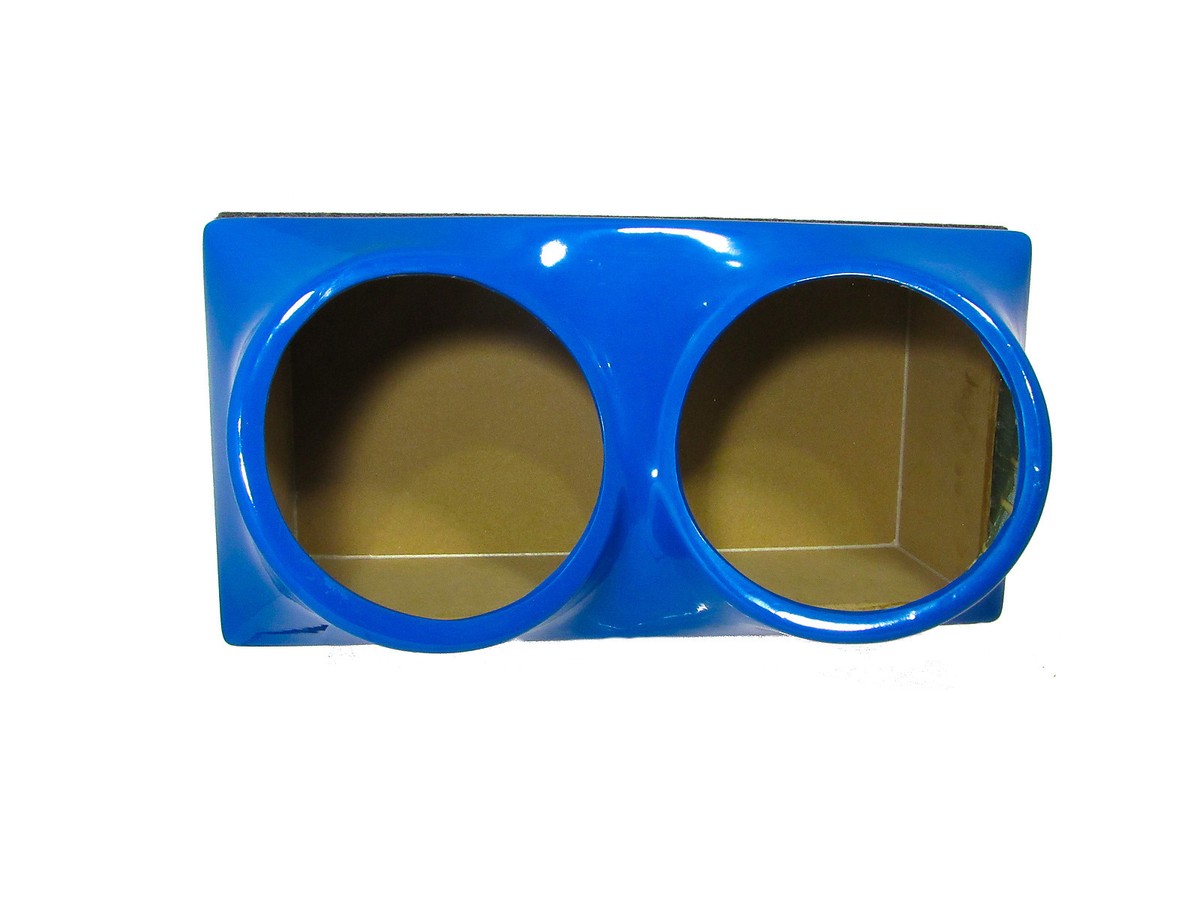 Double dual 12 fiberglass sub woofer speaker box enclosure