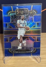2023-24 Panini Select Oliver-Maxence Prosper Blue Silver Prizm - Card #85