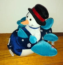 Kids Of America Corps Snowman In Airplane Plane Plush Stuffed Animal