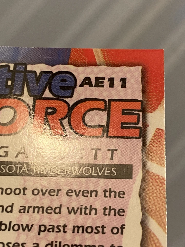 Kevin Garnett 2000 Topps Chrome All Etch Instinctive Force #AE11 Minnesota NBA - Image 3 of 4