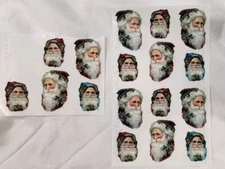Vintage 1994 Gifted Line Santa Sticker 17 Stickers 