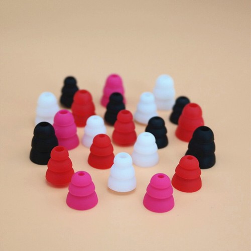 10 Pairs Headphone Silicone Case Earbud Buds Covers Tips Plug Earbuds - Picture 11 of 12