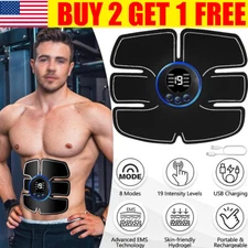 Electric USB  Abdominal Muscle Toning Trainer ABS Stimulator Fitness Stimulator