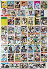 Los Angeles Rams Topps NFL Football Trading Card Vintage 1960s 70s 80s Lot of 52