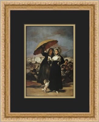 Francisco De Goya The Letter Custom Framed Print