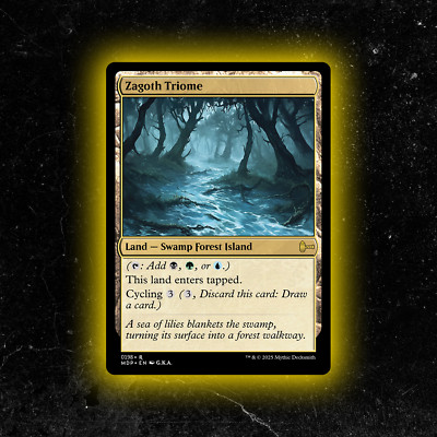 Zagoth Triome - Custom Magic: The Gathering Card - High-Quality