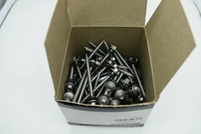 Box of 75 pieces 10 X 2-1/2 Tap-N-Seal Screws 18786 Fas-N-It Metal-to-wood screw